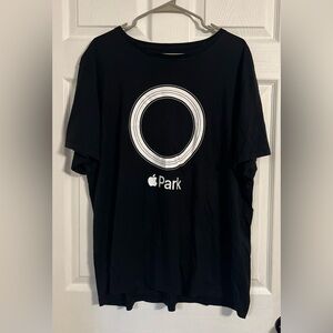 Apple Park California Short Sleeve Tshirt Men’s Xxl Black With Graphic Print